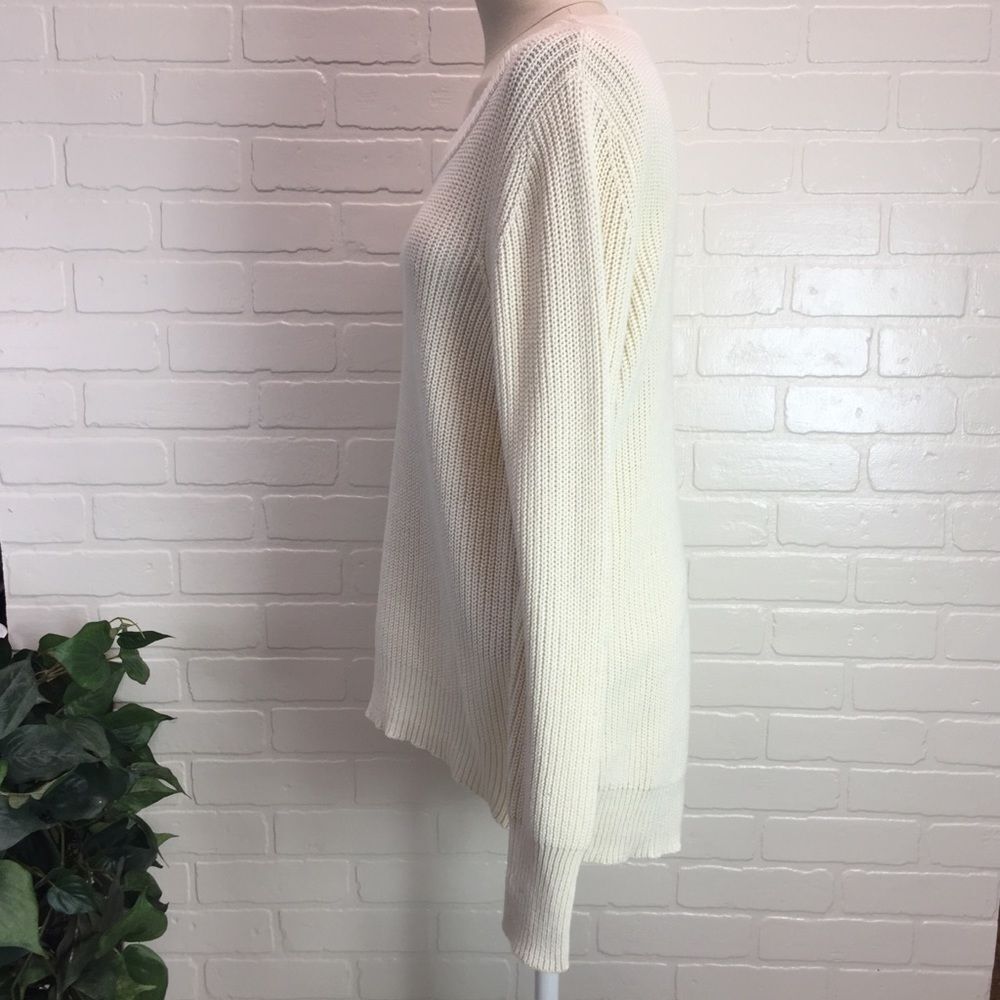 Only Mine Beige/Creme High Low Sweater - Picture 3 of 6